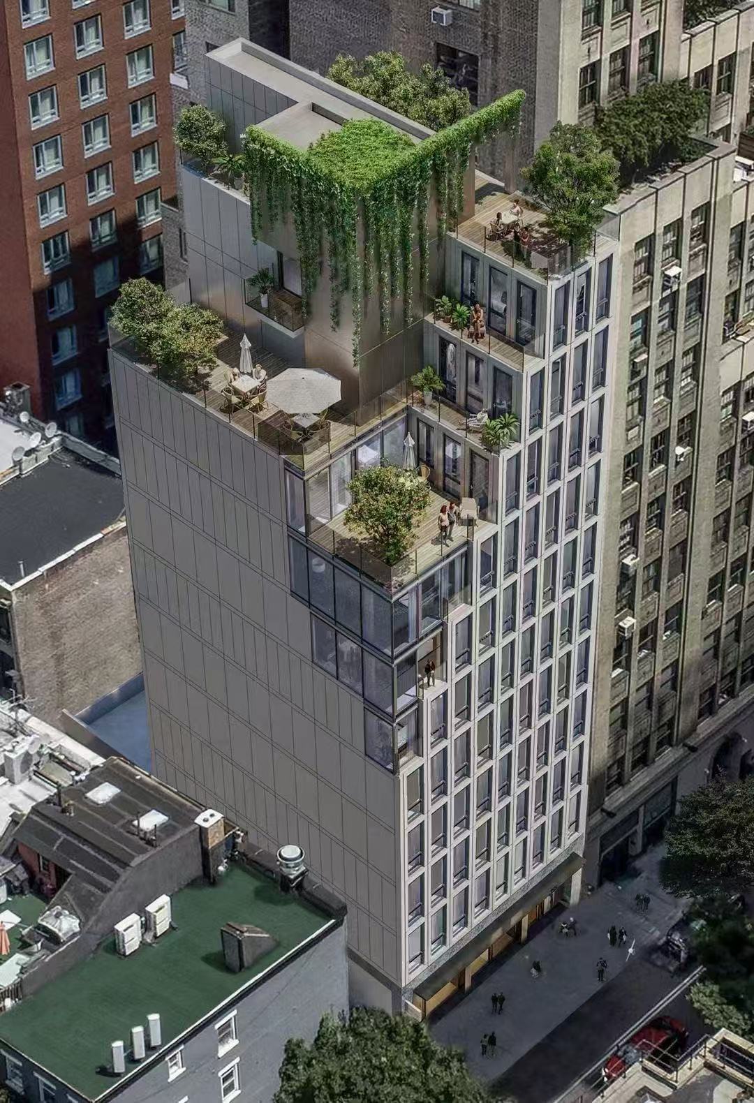 New York 39th Street Project building view