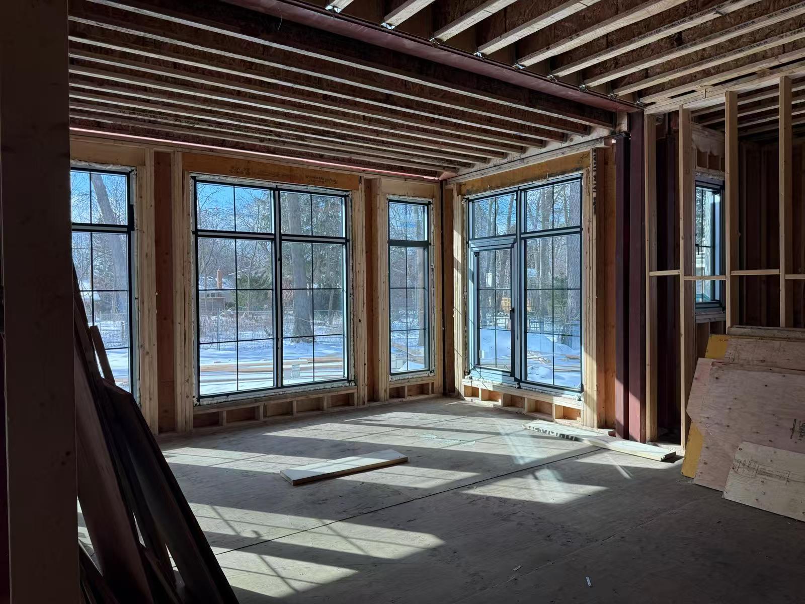 Installed windows at 1408 W 37th Project